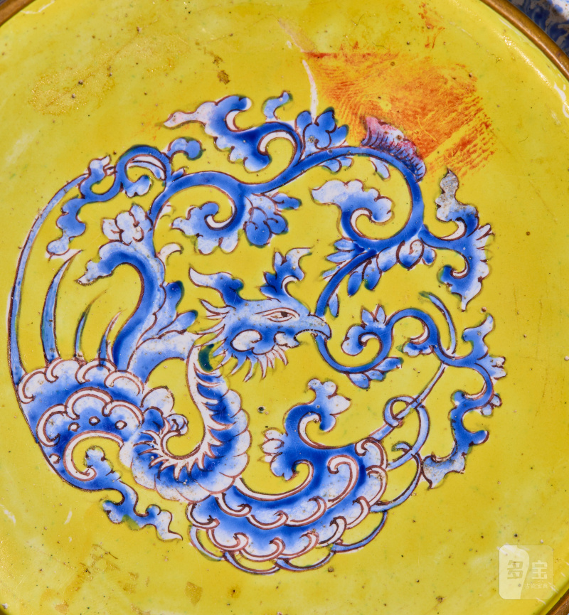 清乾隆 銅胎畫琺琅花卉紋盤 一組兩件  CHINA, QING DYNASTY, QIANLONG PERIOD (1736-1795) - 图5